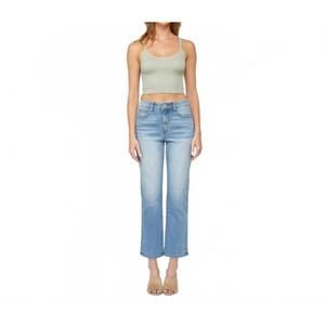 NEW MICA DENIM women's vintage jeans in light blue